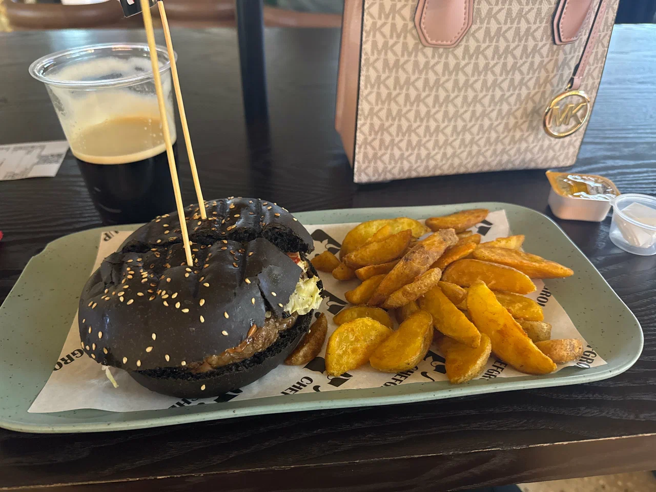 Before: phone photo of dish